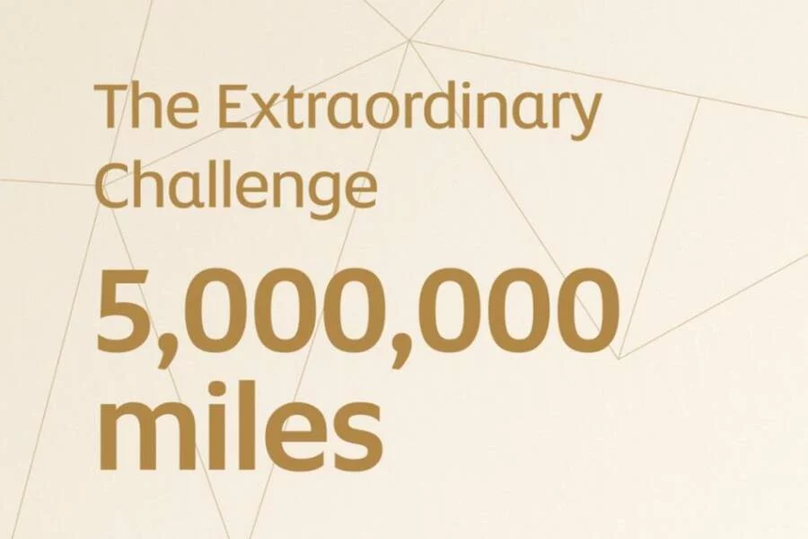 Etihad 5 million miles challenge