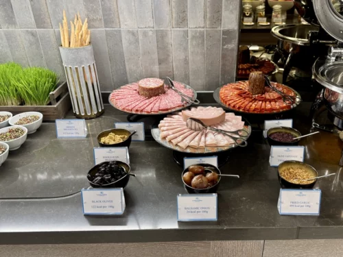 Hilton on Park Lane Canapes cold cuts
