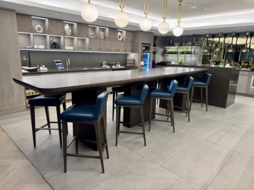 London Hilton on Park Lane Executive Lounge Kitchen Bar