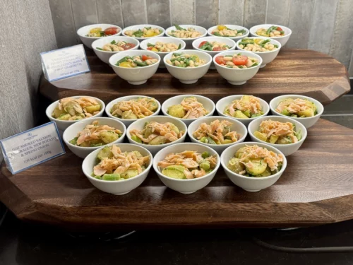 London Hilton on Park Lane Executive Lounge Canape Bowl 