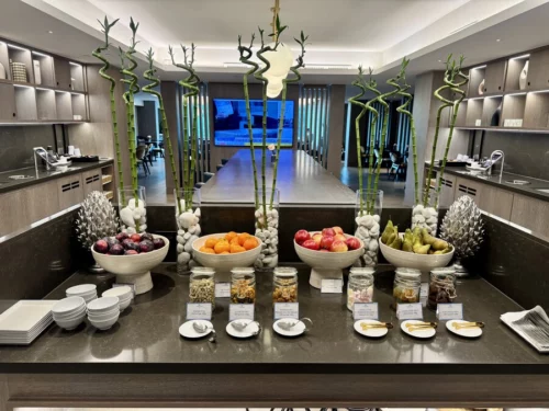 London Hilton on Park Lane Executive Lounge kitchen area