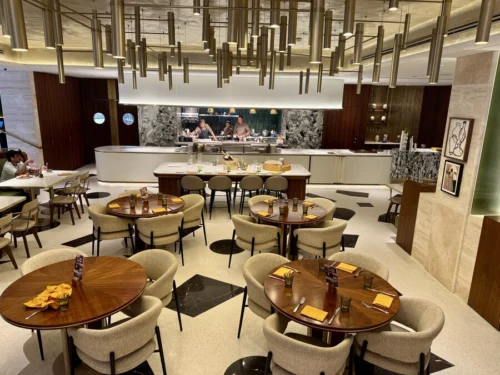 Park Corner Brasserie View to Kitchen