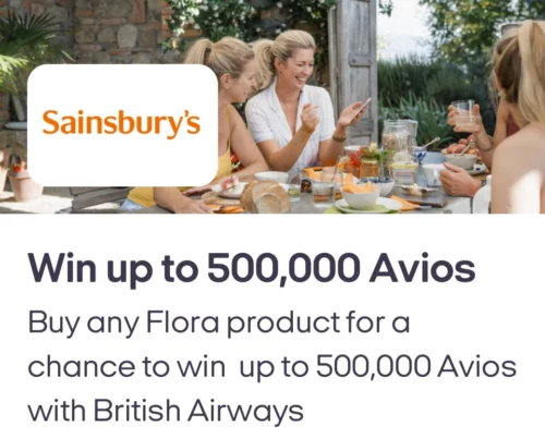 Flora Avios Sainsburys competition