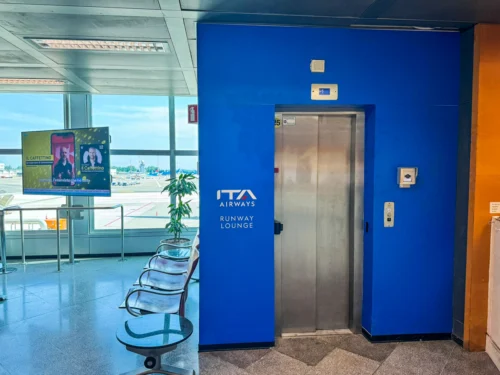Review: ITA Airways Runway lounge in Milan Linate airport