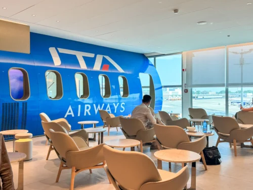 Review: ITA Airways Runway lounge in Milan Linate airport