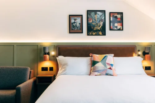 Marcus Portrush hotel Hilton bedroom