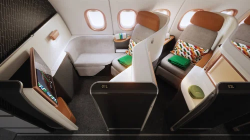 Saudia Business Class seat