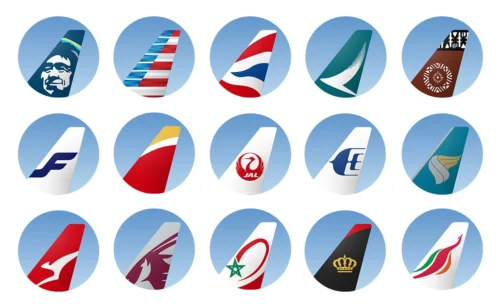 oneworld tail fins