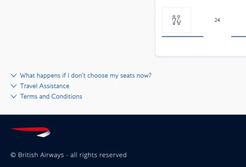 British Airways seat reservation fee refunds
